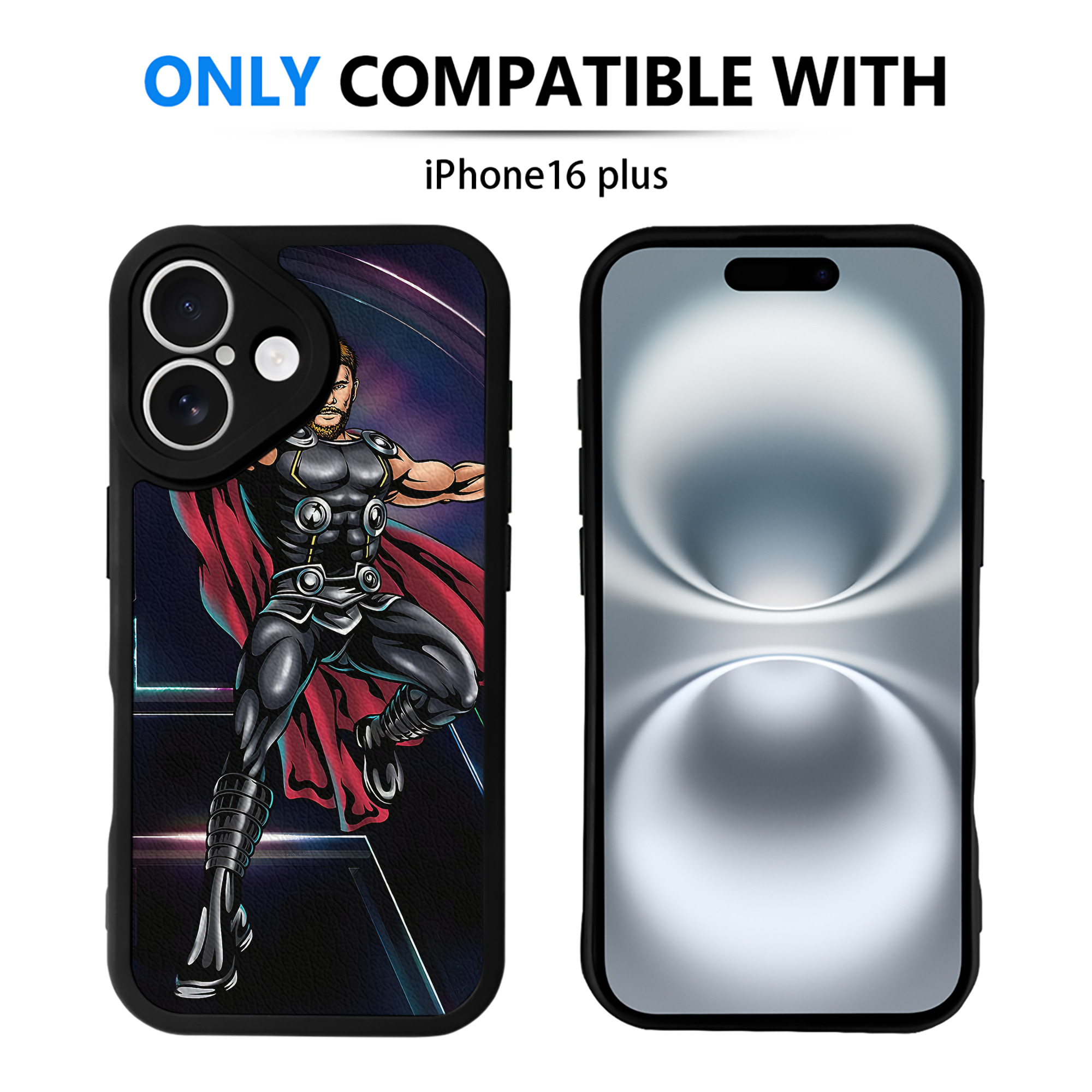 （画像用） アベンジャーズ The Avengers 【iPhone 16シリーズ対応】シリコンスマホケース（レザー調） 材質：シリコン